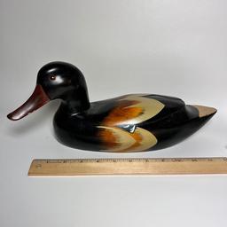 Hand Painted Wooden Duck