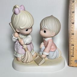 2005 Precious Moments “You Sweep Me Off My Feet” Figurine