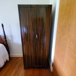 Vintage Tall Metal Wardrobe