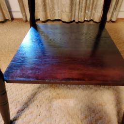 Vintage Wooden Square Table