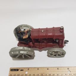 Vintage Cast Iron Fordson Toy Tractor