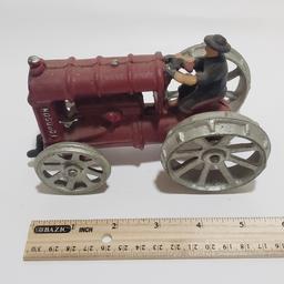 Vintage Cast Iron Fordson Toy Tractor