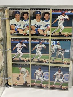 Mini and Micro Supplies Binder Set of Upper Deck Baseball Trading Cards