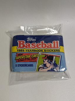 Lot of Topps 1989 Baseball Yearbook Stickers