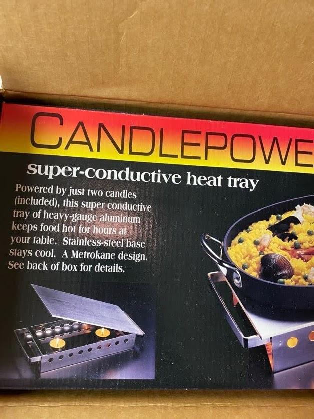 Candle Power Super Conductive Heat Tray - New in box)