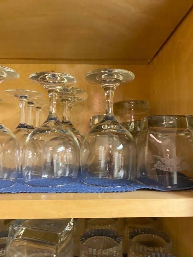 Large Lot of Various Glassware
