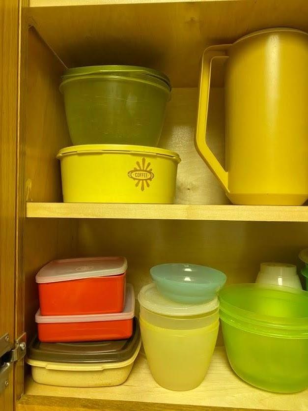 Cabinet Lot of Assorted Tupperware