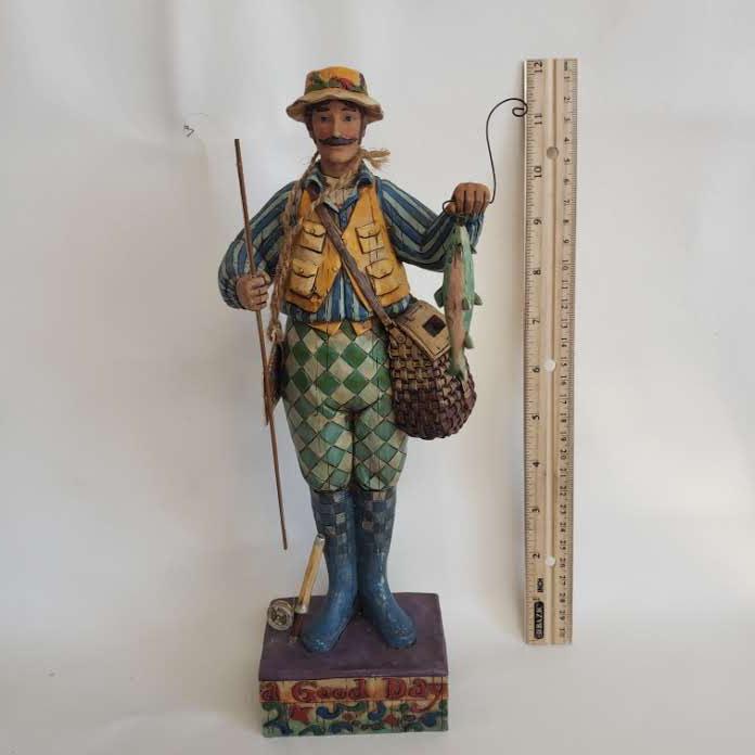 Jim Shore "A Good Day" Fishing Figurine