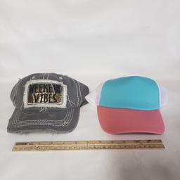 Lot of 2 New Women’s Baseball Caps