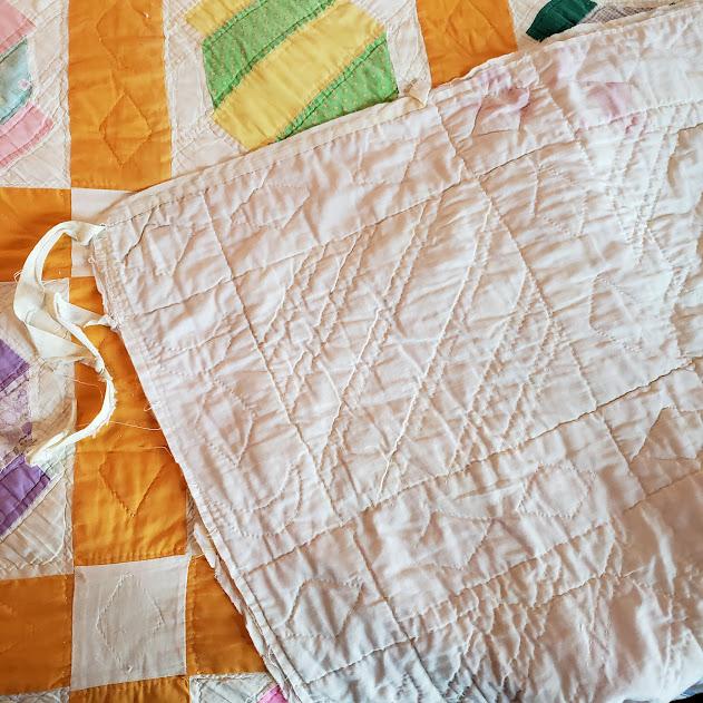 Large Vintage Handmade Quilt