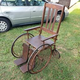 Antique Wheelchair By The Colson Co