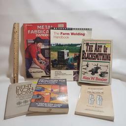 Lot of 6 Blacksmith and Fabricating Books