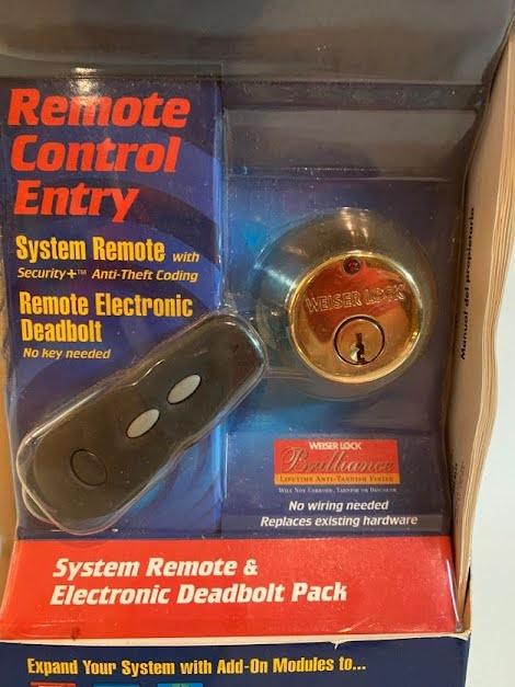 Weiser Lock Powerbolt 3000 Home Access System Remote Control Entry Deadbolt Pack