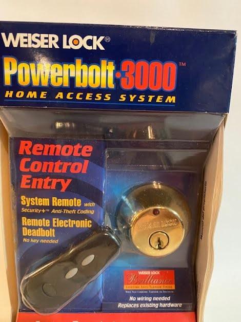 Weiser Lock Powerbolt 3000 Home Access System Remote Control Entry Deadbolt Pack