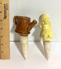 Vintage Pair of Watering Stakes