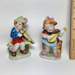 Pair of Porcelain Occupied Japan Figurines