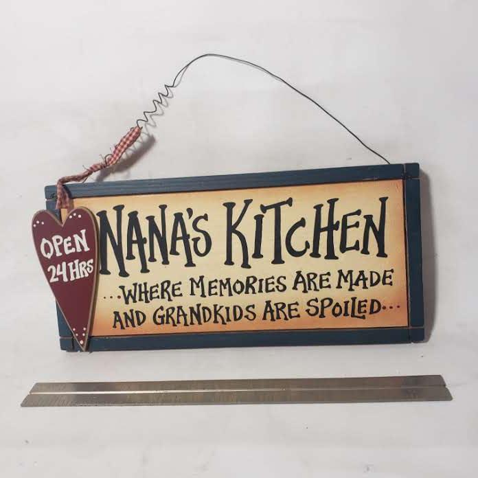 Wood Sign “Nana’s Kitchen”