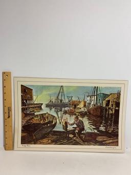 Lionel Barrymore Color Etched Prints