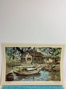 Lionel Barrymore Color Etched Prints