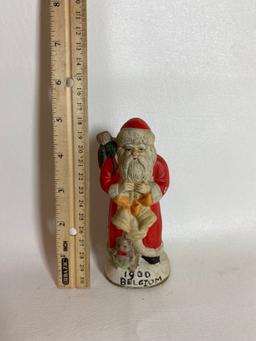 1900 Porcelain Santa Figurine Belgium