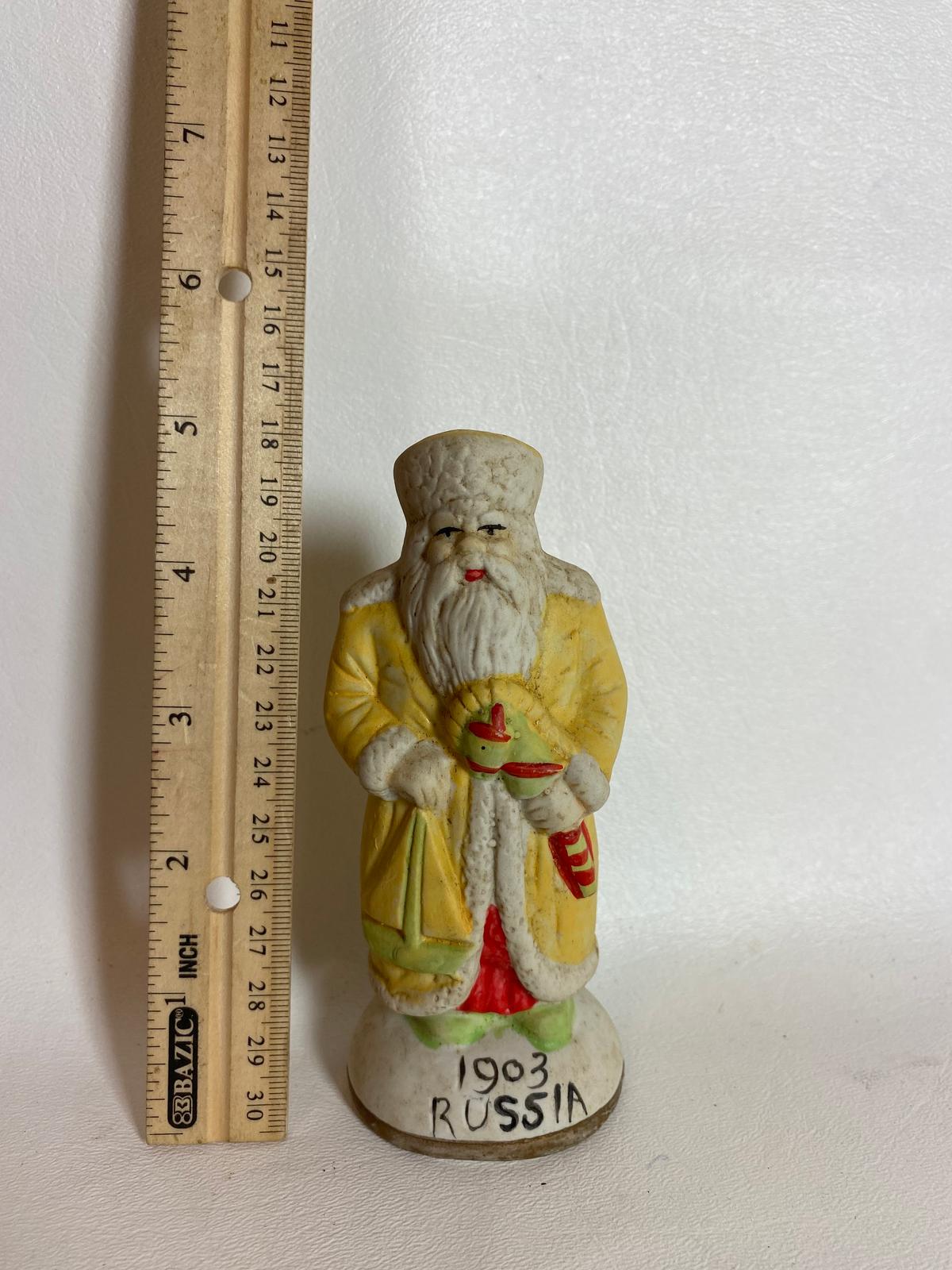 1903 Porcelain Santa Figurine Russia