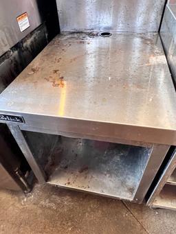 Perlick 2-Tier Stainless Steel Under Bar Workstation