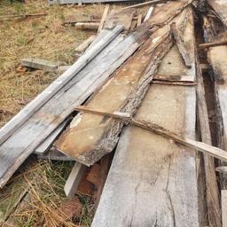 Lot of Red Oak Lumber Planks