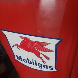 1940’s Tokheim 39 Tall Gas Pump, Professionally Restored Mobil Gas Pegasus