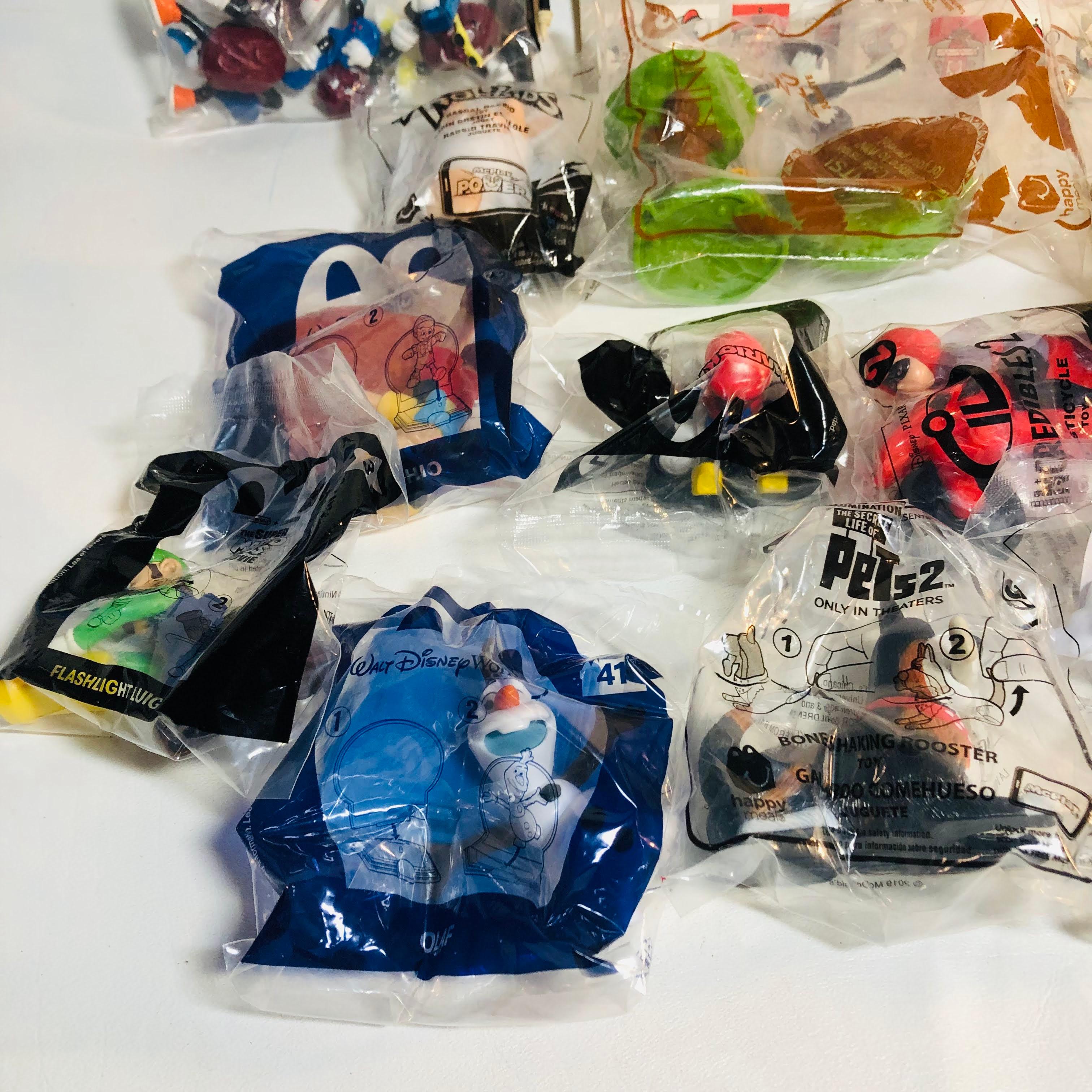 Lot of Vintage Happy Meal Give Away Toys