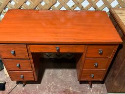 Mid-Century Modern Knee Hole Desk