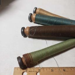 Lot of 4 Vintage Bobbins