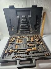 Assorted Rusty Craftsman Sockets with Storage Case