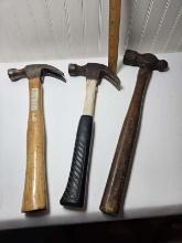 Lot of 3 Assorted Hammers