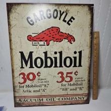 Decorative Metal Sign - Gargoyle Mobiloil