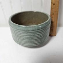 Ribbed Pottery Bowl