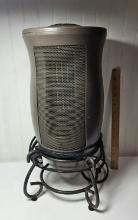 Decorative Space Heater with Metal Stand - Works