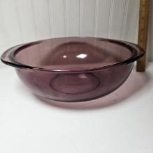Pyrex Purple Glass 2 Quart Bowl