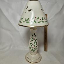 Lenox Holiday Candlestick Lamp