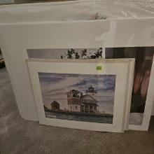 Lot of 11 Assorted Prints For Framing