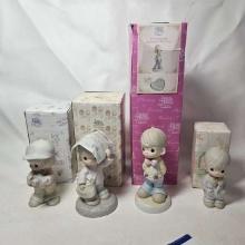 Lot of 4 Precious Moments Figurines