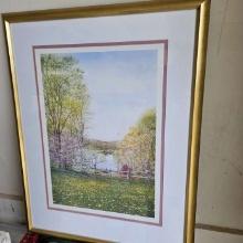 Signed and Framed Print “Spring Blossoms”