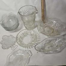 Assorted Lot of Vintage Glassware