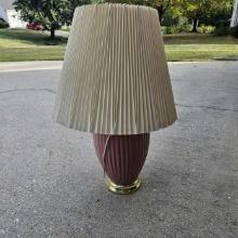 Mauve Ceramic Table Lamp