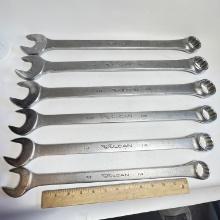Vulcan 6 Piece Combination SAE 12 Point Wrench Set