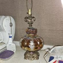 Carnival Glass Style Lamp