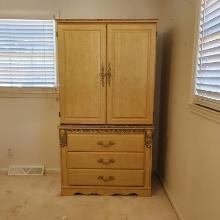 Armoire with Bottom Drawers