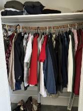 Closet Lot of Various Mixed Size Clothing, Shoes & Ties
