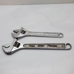 Fuller 12” Adjustable Wrench and Buyer’s Value 10” Adjustable Wrench