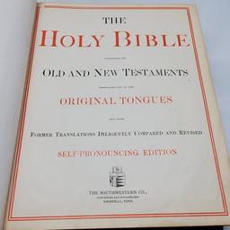 Very Old Family Bible, Copyright 1891