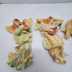 4 Resin Angels Wall Décor